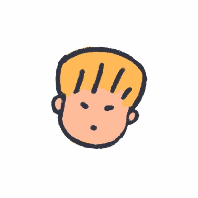 手绘憨憨的沙雕微信头像