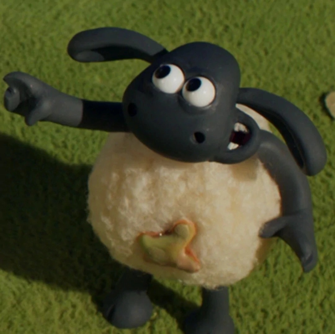 小羊肖恩可爱微信头像