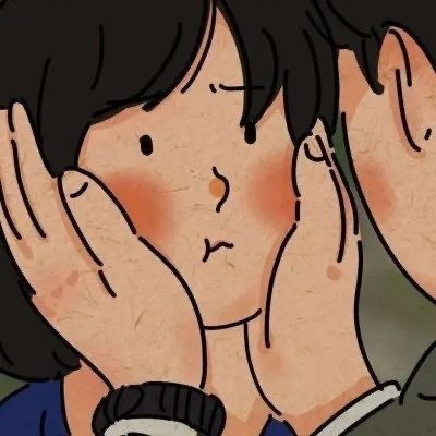 最新版甜蜜的插画风情侣微信头像