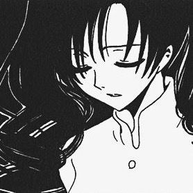 黑色系简约简笔手绘微信头像