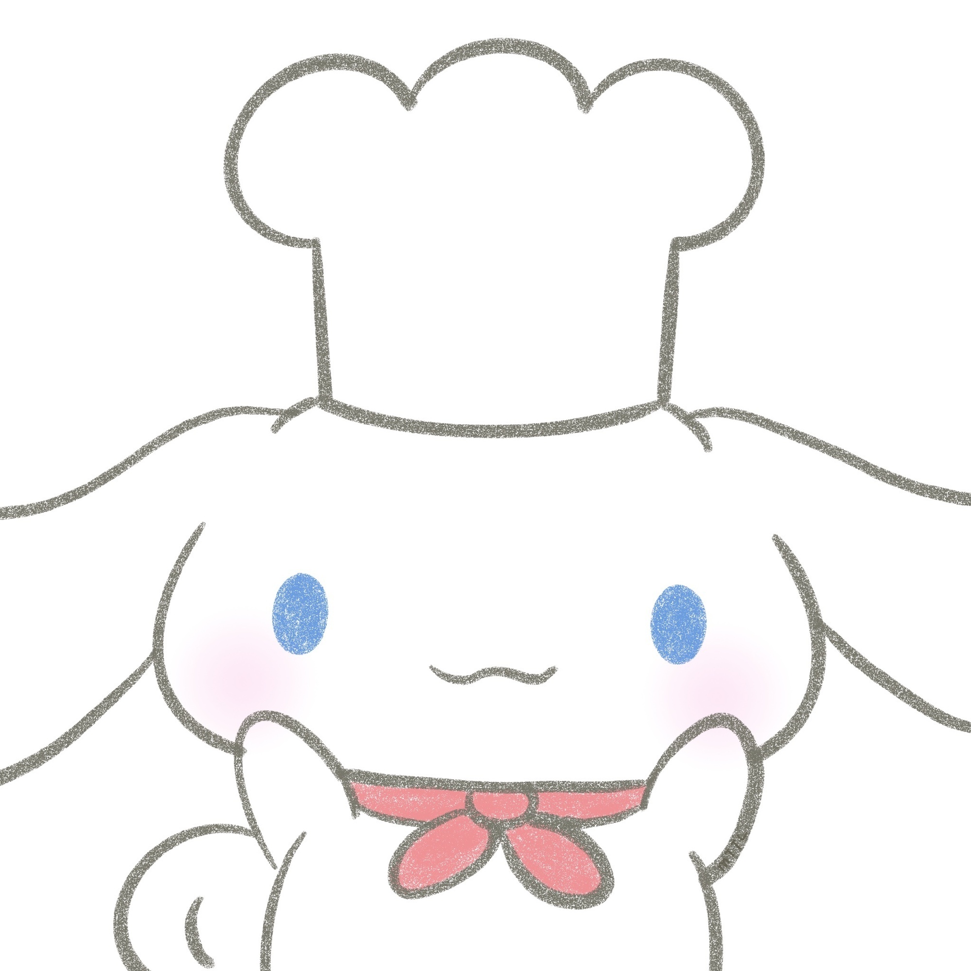 手绘可爱玉桂狗微信头像