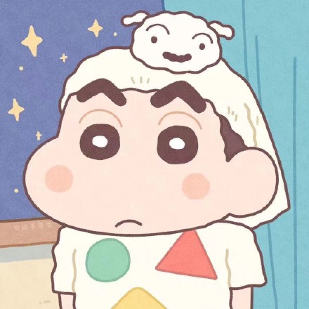 手绘蜡笔小新微信头像