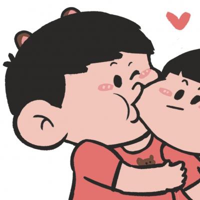 俏皮卡通动漫情侣头像