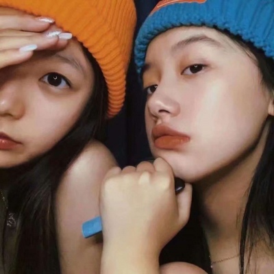 ins风超火的闺蜜双人微信头像