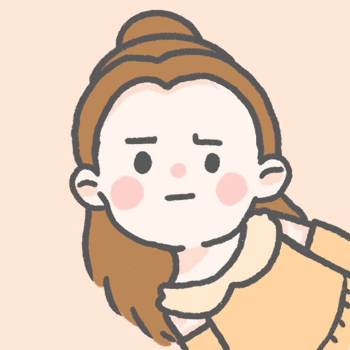 探头看的可爱卡通微信头像