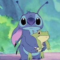 可爱的蓝色小怪物史迪仔微信头像