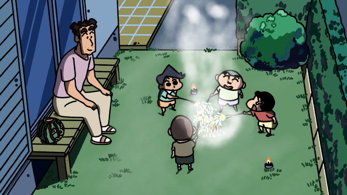 蜡笔小新电脑ipad桌面壁纸 ​​​​