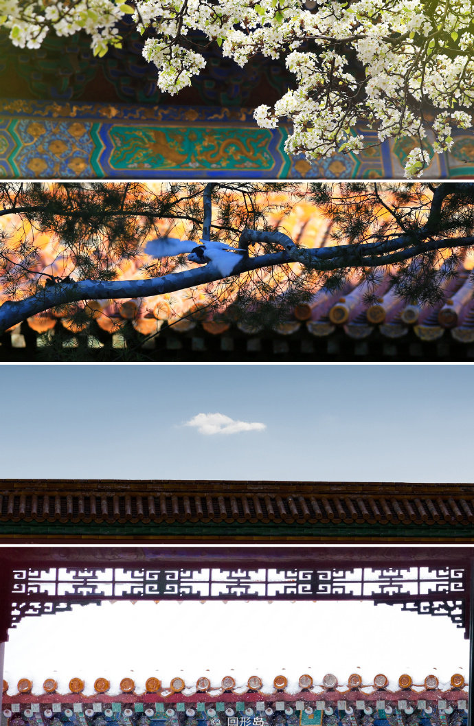 紫禁城的四季微信聊天背景图