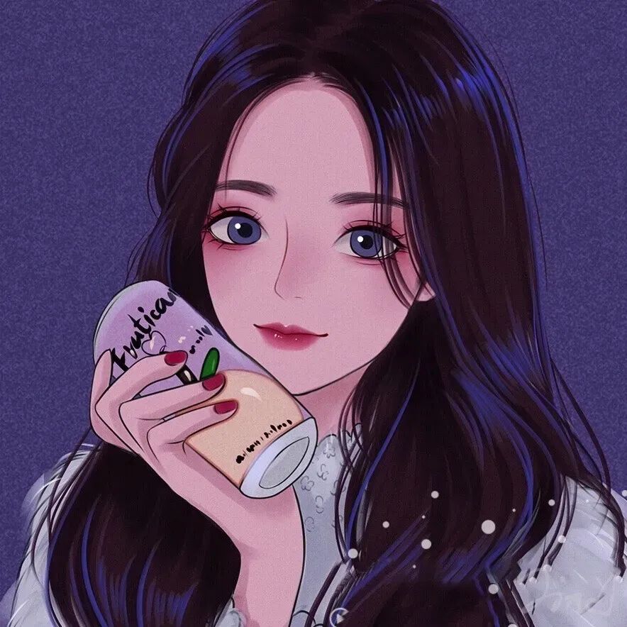 好看的动漫头像：靠边睡着的时候