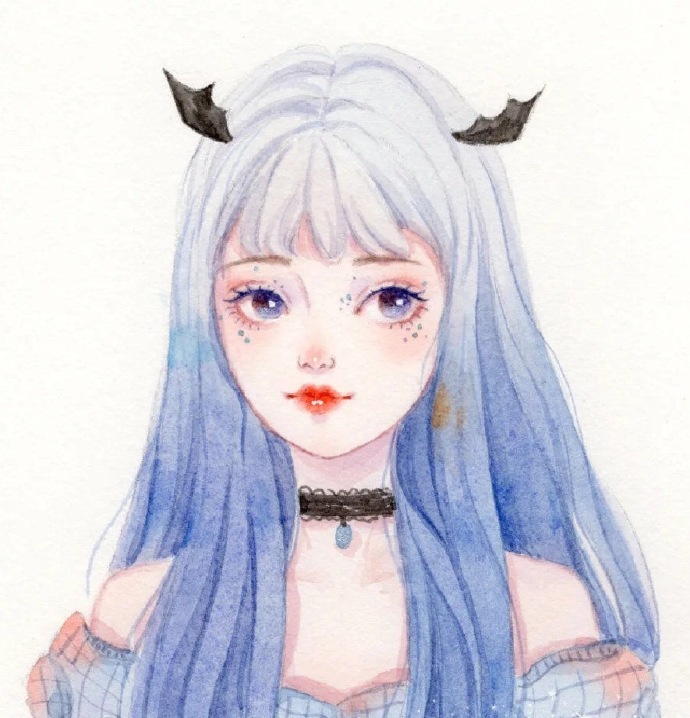 Q版真人手工彩绘个性微信头像