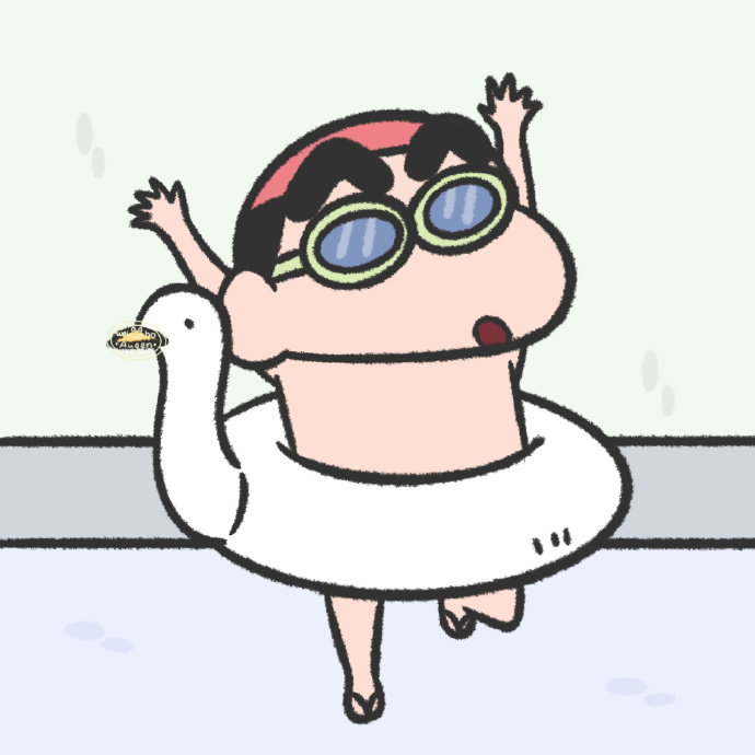 沙雕蜡笔小新放飞自我微信头像