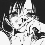 黑色系简约简笔手绘微信头像