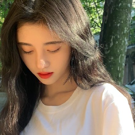 美少女鞠婧祎微信头像