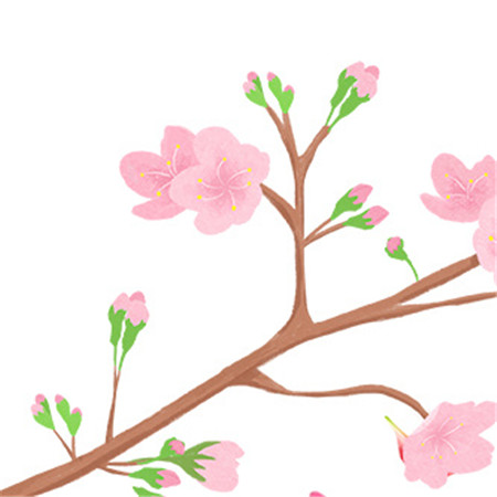春暖花开九宫格朋友圈图片