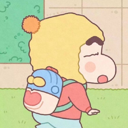 手绘蜡笔小新微信头像