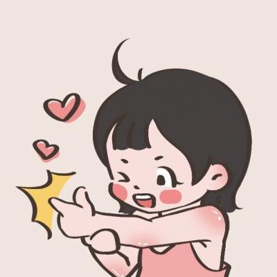 俏皮卡通动漫情侣头像