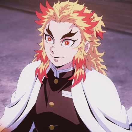 《鬼灭之刃-无限列车篇》炎柱炼狱杏寿郎微信头像