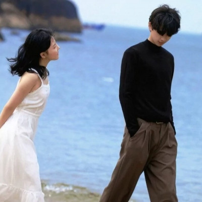 一人一半超甜真人情侣微信头像