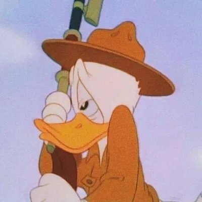 恶搞唐老鸭的卡通微信头像