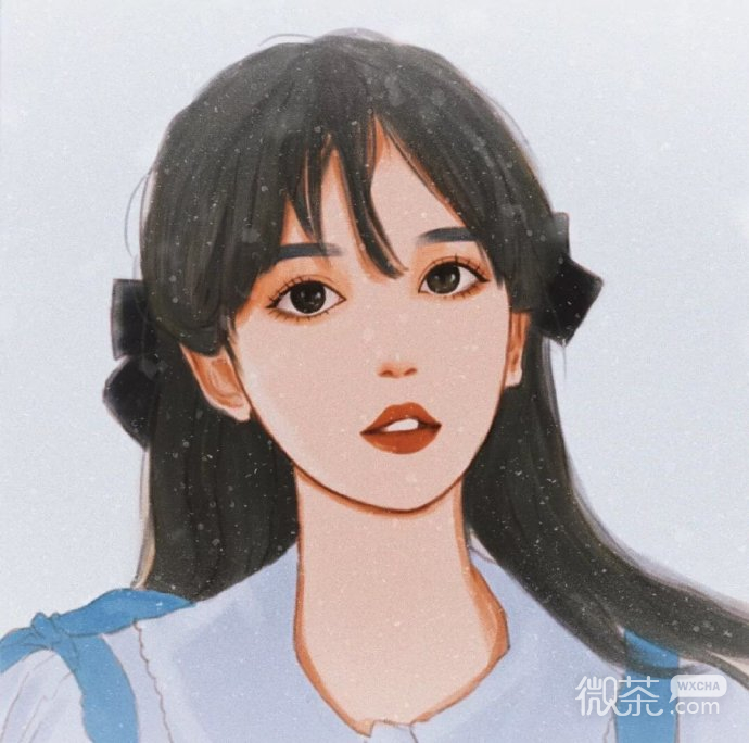 独特的彩绘好看的女生微信头像