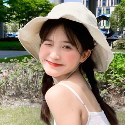 带帽萌妹女生头像