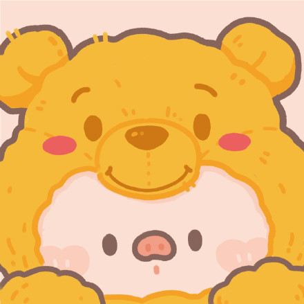 穿着迪士尼外套的猪猪可爱微信头像