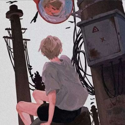 超帅气动漫男生头像