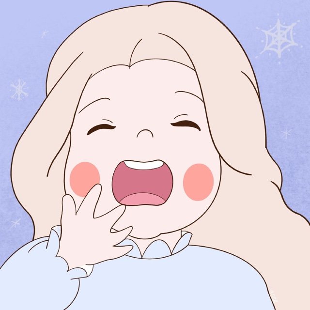 胖胖的迪士尼公主们打哈欠微信头像