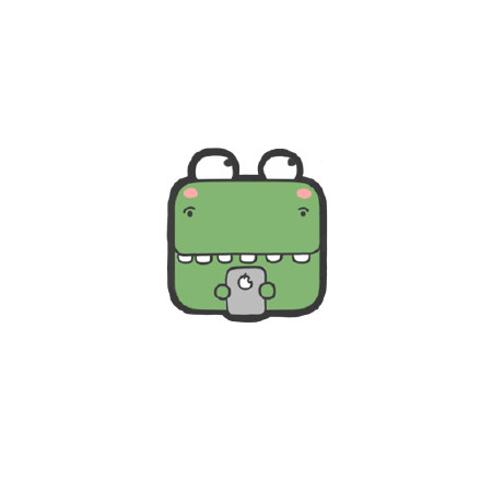 卡通方块动物可爱微信头像