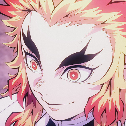 《鬼灭之刃-无限列车篇》炎柱炼狱杏寿郎微信头像