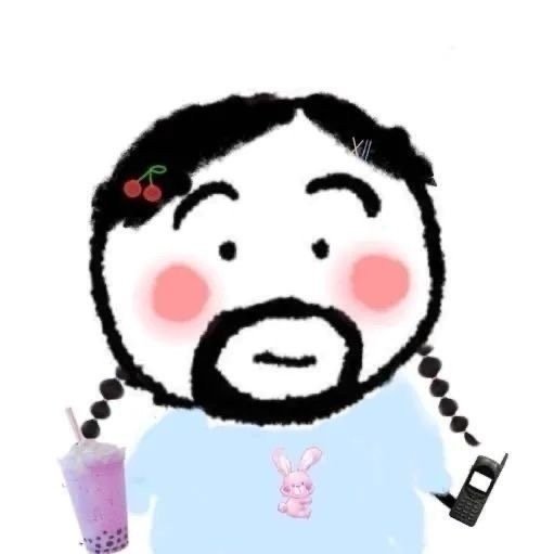 沙雕大叔脸憨憨微信头像