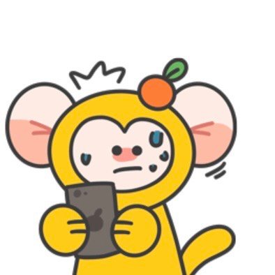 圆脸猴手绘微信表情包