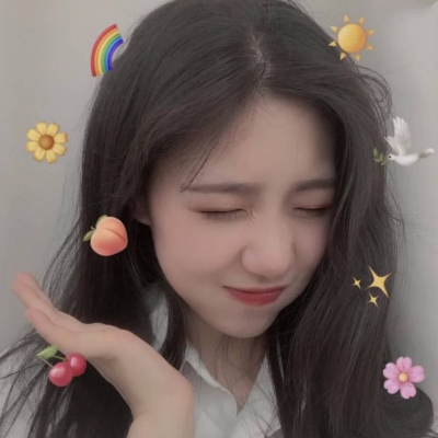 超火超级可爱的甜美女孩带字头像