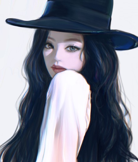 手绘jennie超好看的微信头像