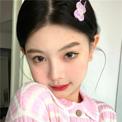 粉嫩系的少女温柔女头