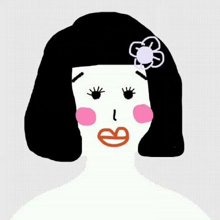 手绘沙雕小白脸微信头像