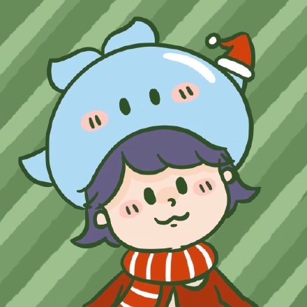 手绘圣诞可爱微信头像