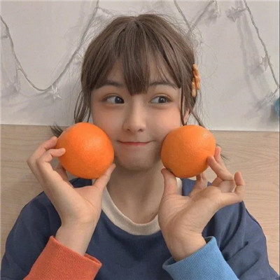 蓝色系超美女生微信头像