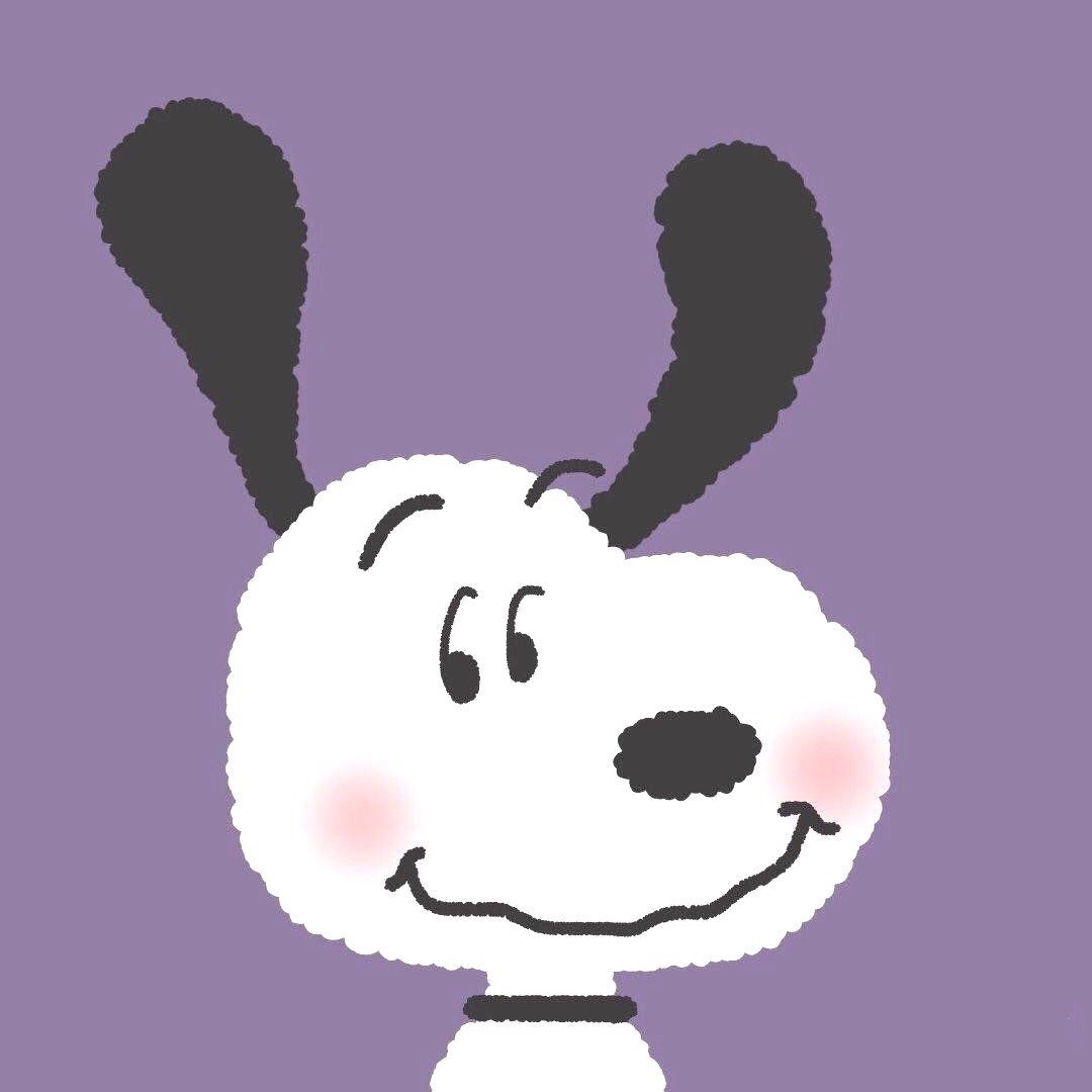 手绘史诺比可爱微信头像