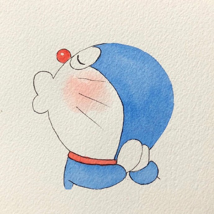 蓝胖子哆啦A梦可爱手绘头像