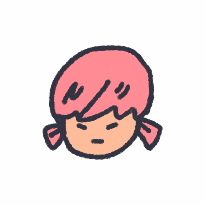 手绘憨憨的沙雕微信头像