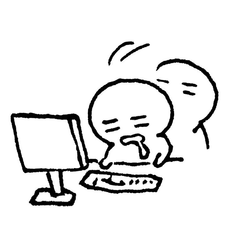 手绘搞笑小人微信头像