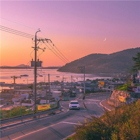 浪漫唯美的夕阳微信素材图片