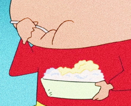 狂吃不胖的蜡笔小新可爱微信头像