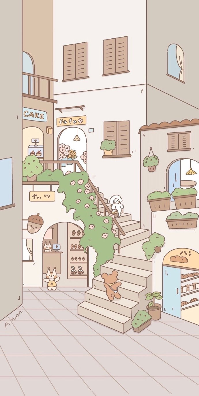 手绘绿色春天的微信朋友圈配图
