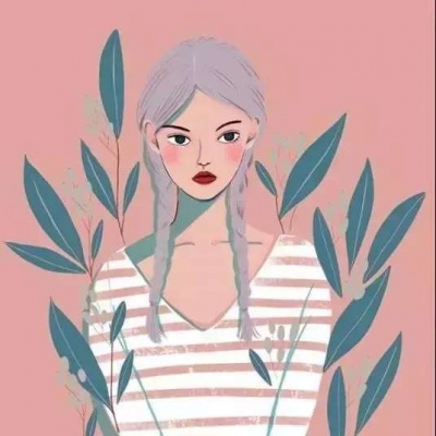 文艺风动漫女生微信头像