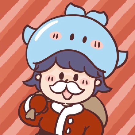 手绘圣诞可爱微信头像