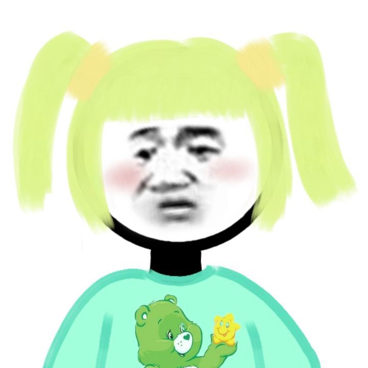 暴走沙雕脸女孩微信头像