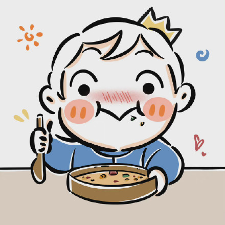 手绘《国王排名》波吉可爱微信头像