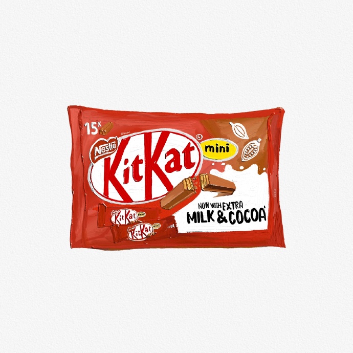 各种零食手绘微信小头像